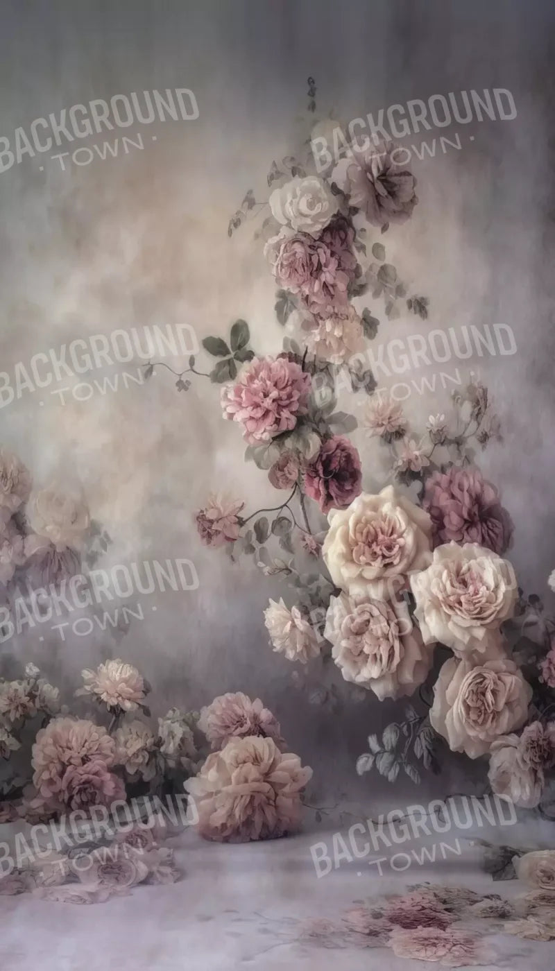 Vining Flowers 8X14 Ultracloth ( 96 X 168 Inch ) Backdrop