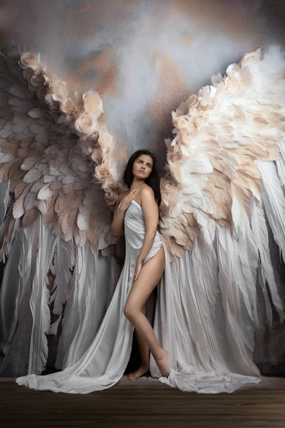 Vintage Angel Wings Ii Backdrop