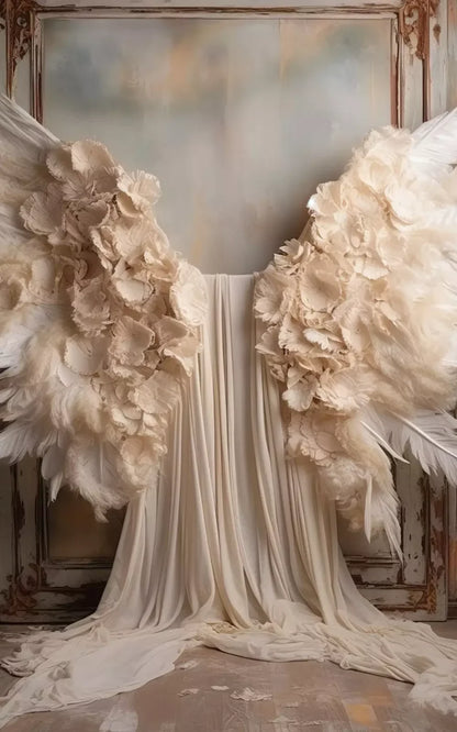 Vintage Angel Wings Backdrop