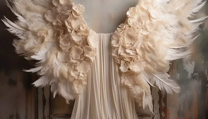 Vintage Angel Wings Backdrop