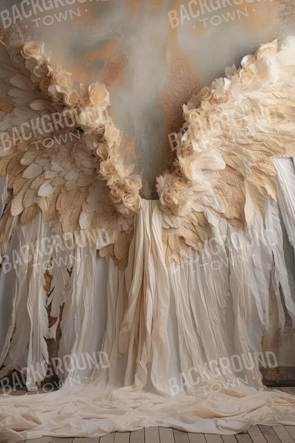 Vintage Angel Wings Ii 8’X12’ Ultracloth (96 X 144 Inch) Backdrop