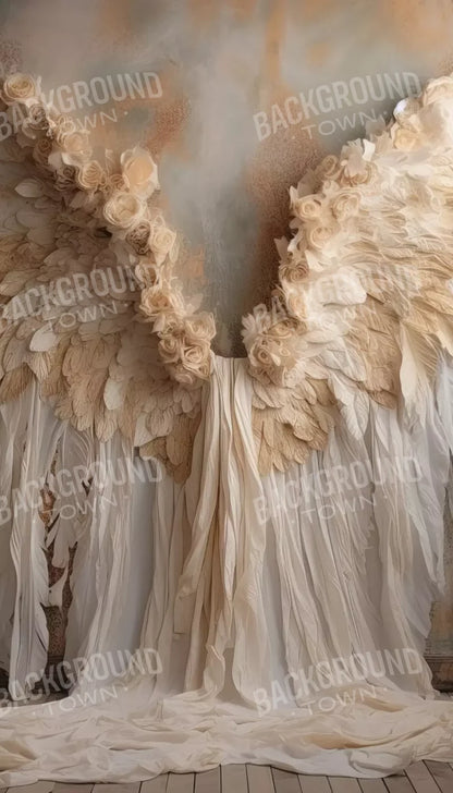 Vintage Angel Wings Ii 8’X14’ Ultracloth (96 X 168 Inch) Backdrop