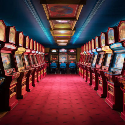 Vintage Arcade 10’x10’ UltraCloth (120 x 120 inch) Backdrop