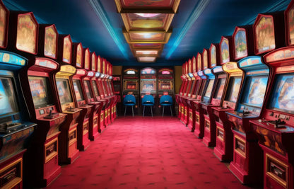 Vintage Arcade 14’x9’ UltraCloth (168 x 108 inch) Backdrop
