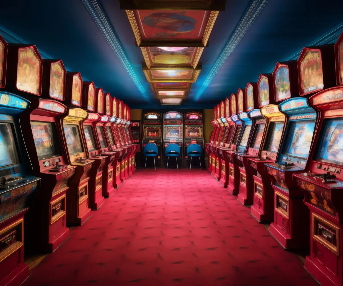 Vintage Arcade 5’x4’2 Fleece (60 x 50 inch) Backdrop