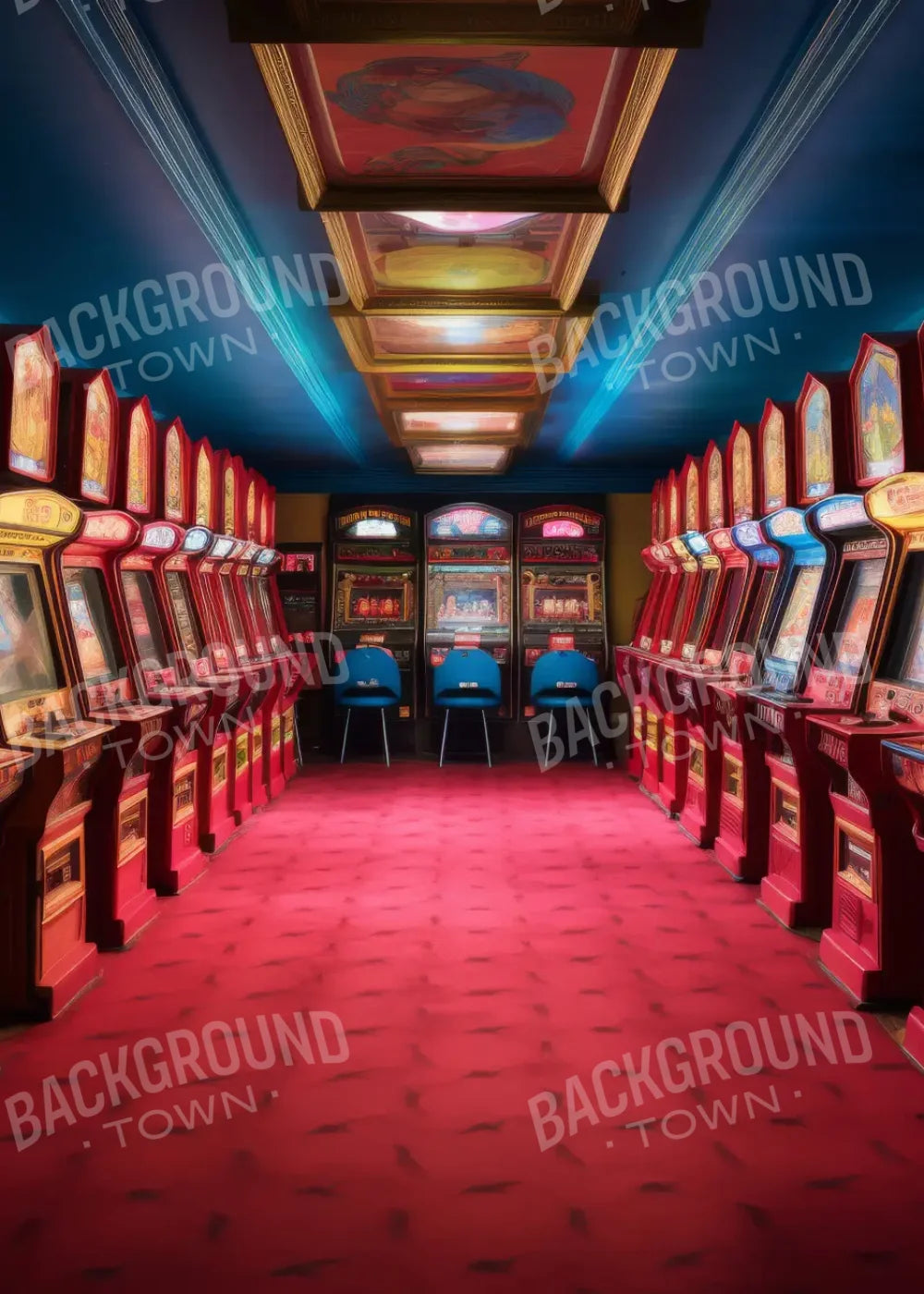 Vintage Arcade 5’x7’ UltraCloth (60 x 84 inch) Backdrop