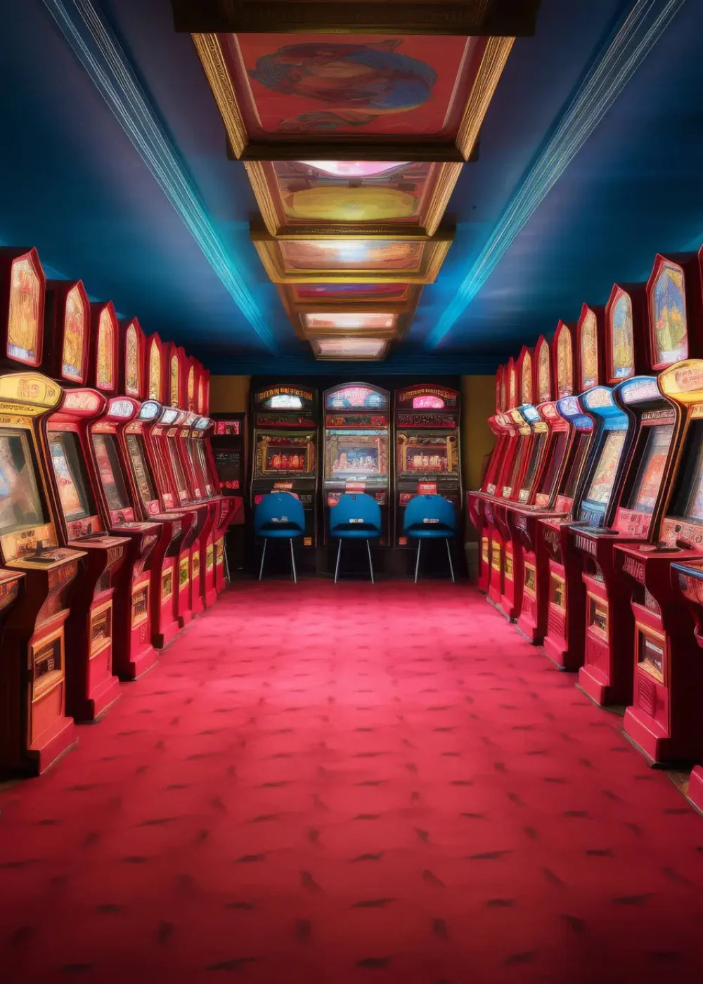 Vintage Arcade 5’x7’ UltraCloth (60 x 84 inch) Backdrop