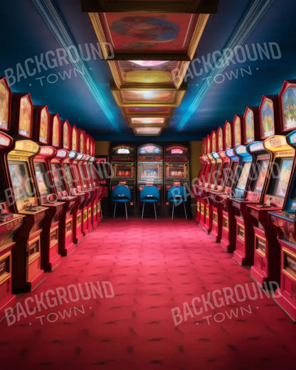 Vintage Arcade 8’x10’ Fleece (96 x 120 inch) Backdrop