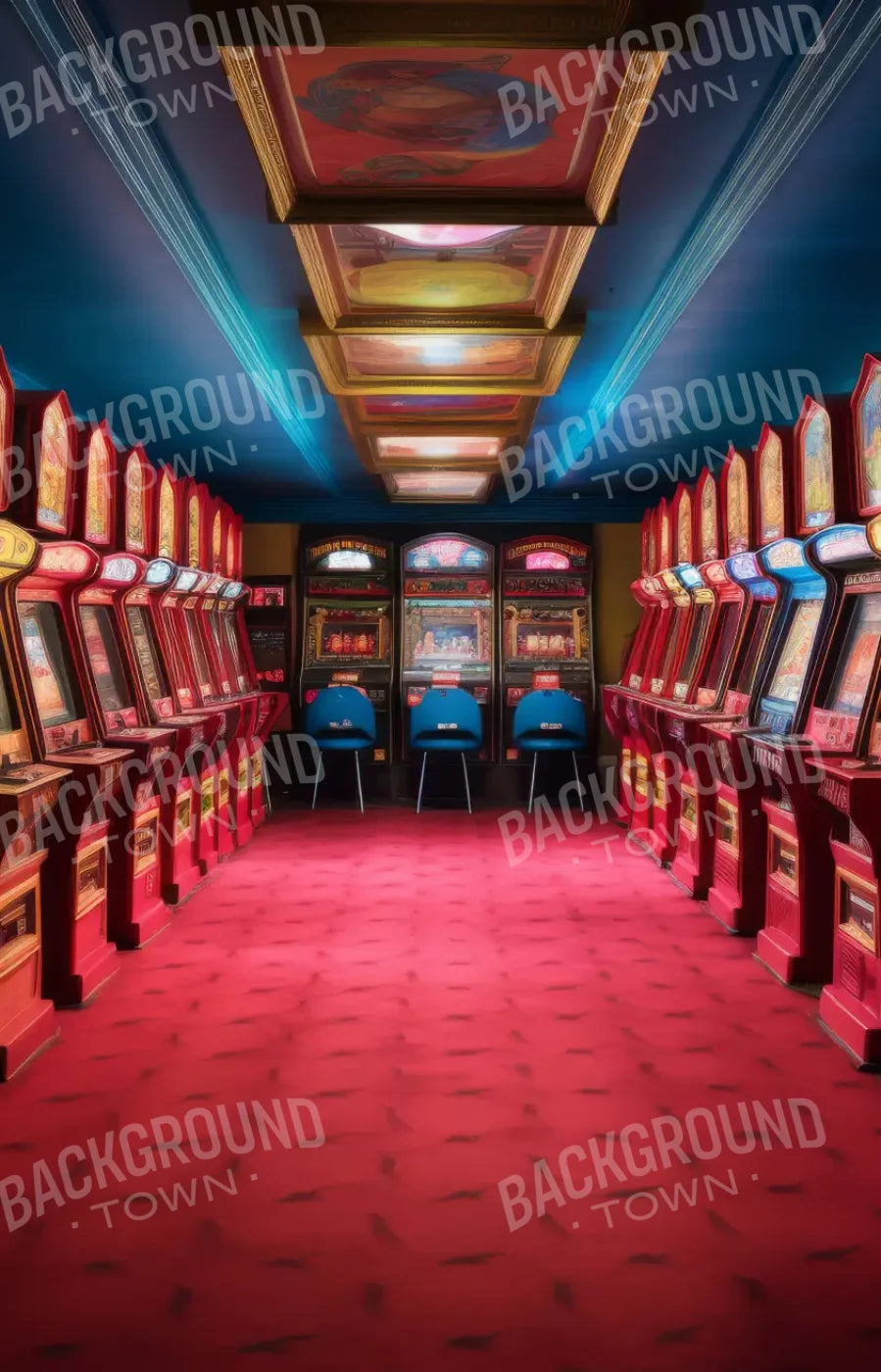 Vintage Arcade 9’x14’ UltraCloth (108 x 168 inch) Backdrop