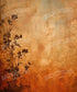 Orange Floral Backdrop for Photography
