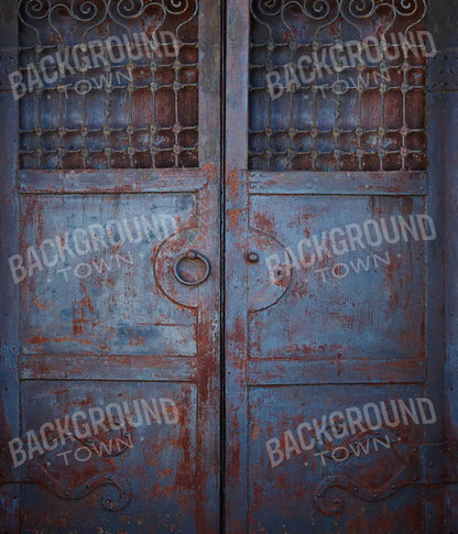 Vintage Blue Door 10X12 Ultracloth ( 120 X 144 Inch ) Backdrop