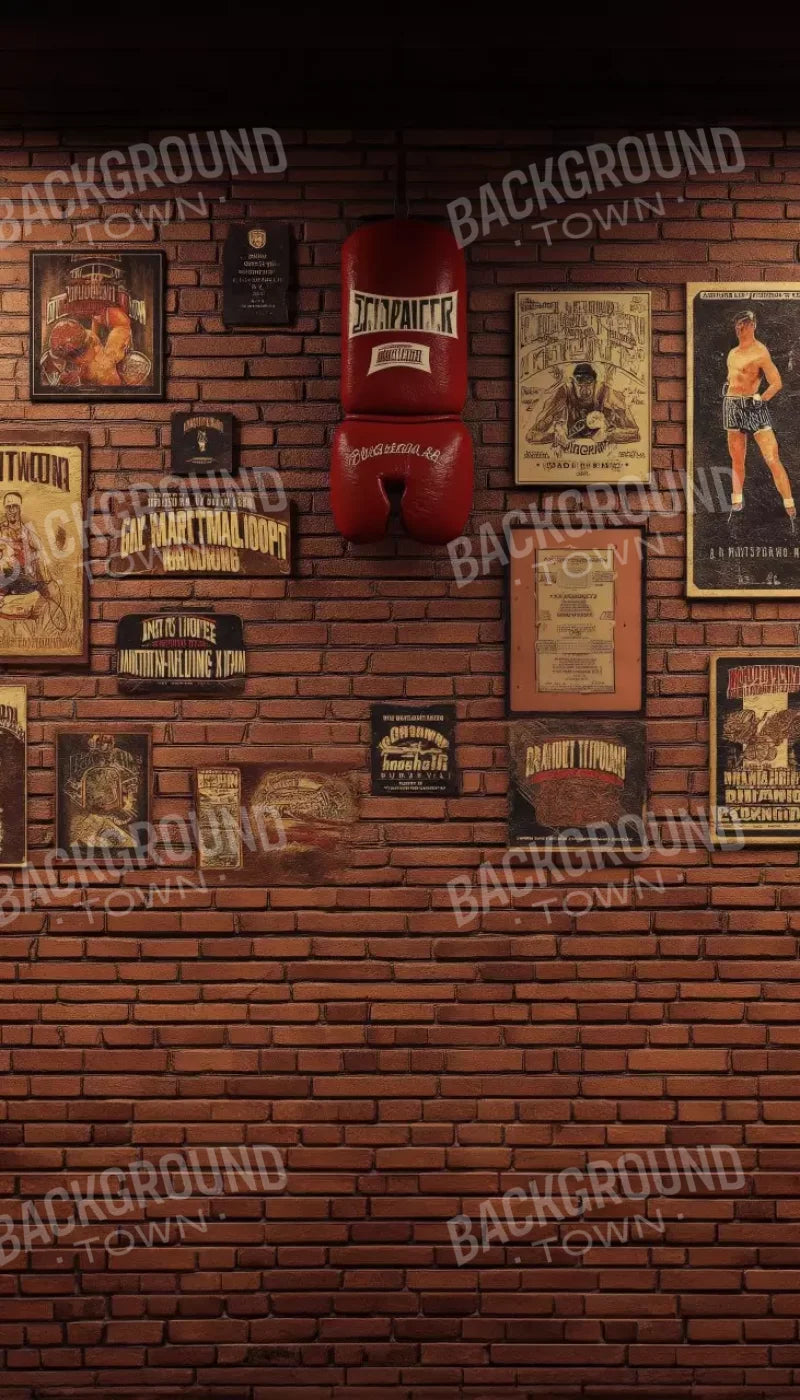 Vintage Boxing 8’X14’ Ultracloth (96 X 168 Inch) Backdrop