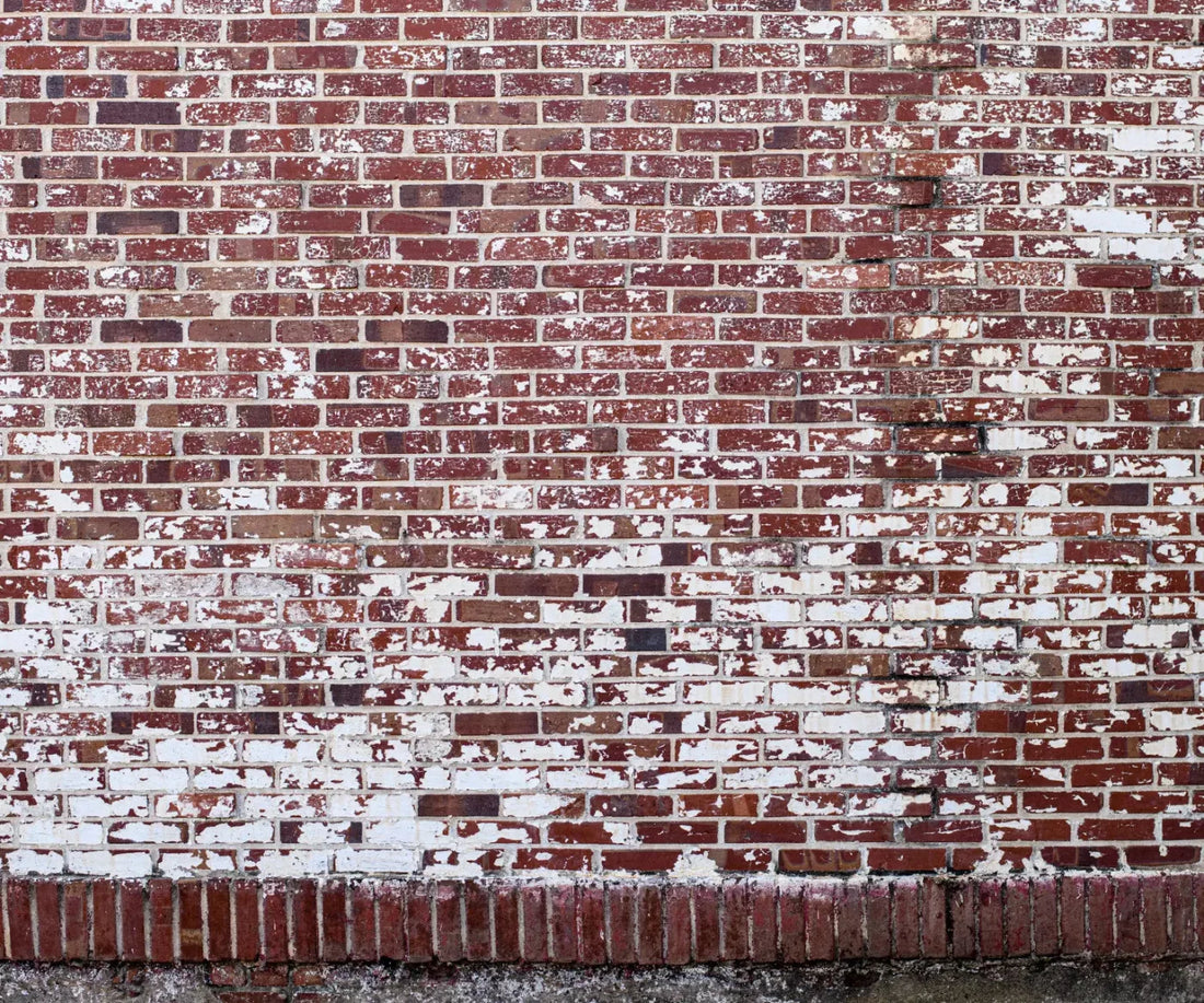Vintage Brick 5X42 Fleece ( 60 X 50 Inch ) Backdrop