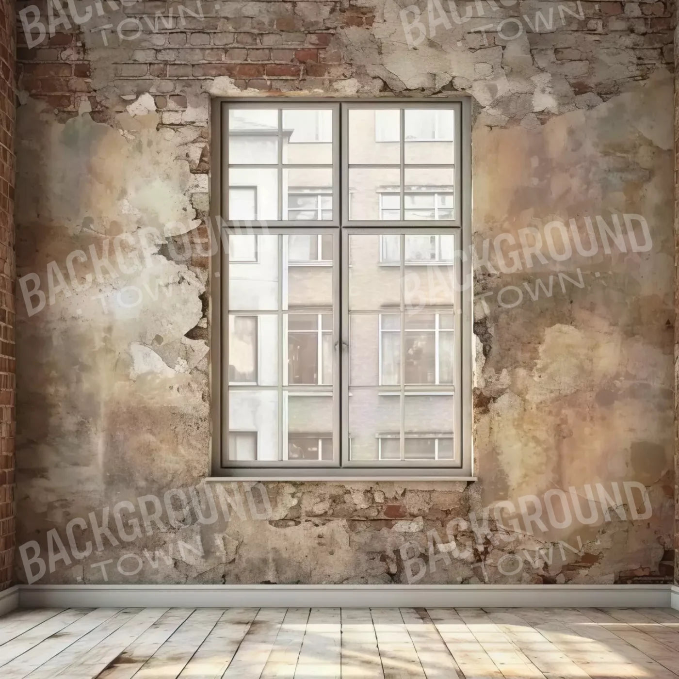 Vintage Brick Plaster Ii 10X10 Ultracloth ( 120 X Inch ) Backdrop