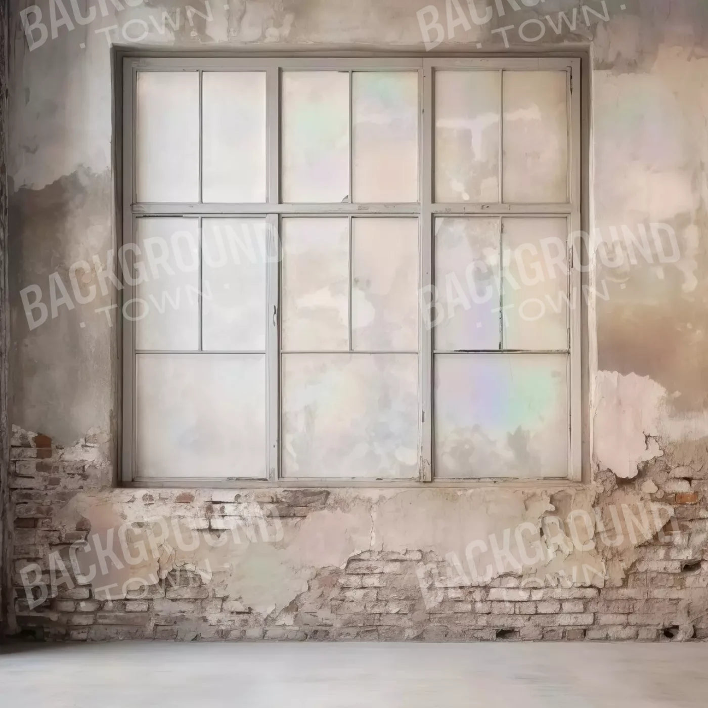 Vintage Brick Plaster Iii 10X10 Ultracloth ( 120 X Inch ) Backdrop