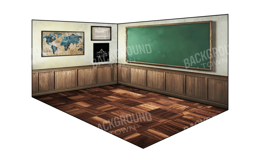 Vintage Classroom Bundle Backdrop