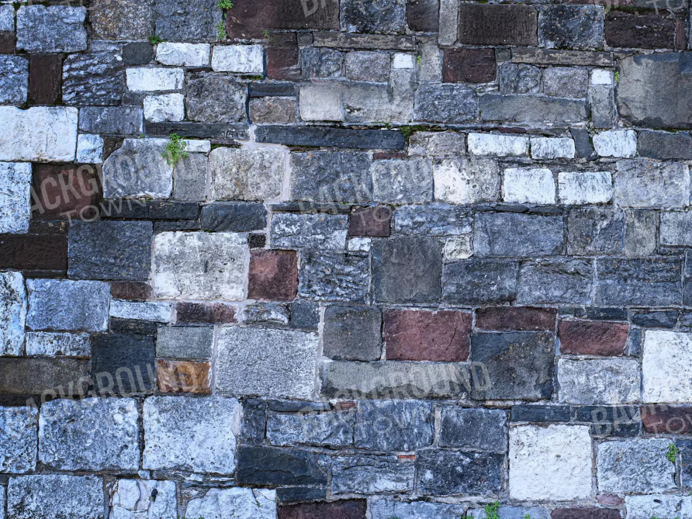 Vintage Cobblestone 10X8 Fleece ( 120 X 96 Inch ) Backdrop