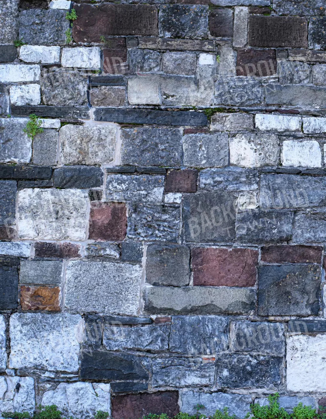 Vintage Cobblestone 6X8 Fleece ( 72 X 96 Inch ) Backdrop