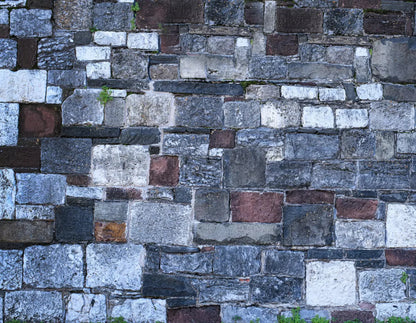 Vintage Cobblestone 8X6 Fleece ( 96 X 72 Inch ) Backdrop