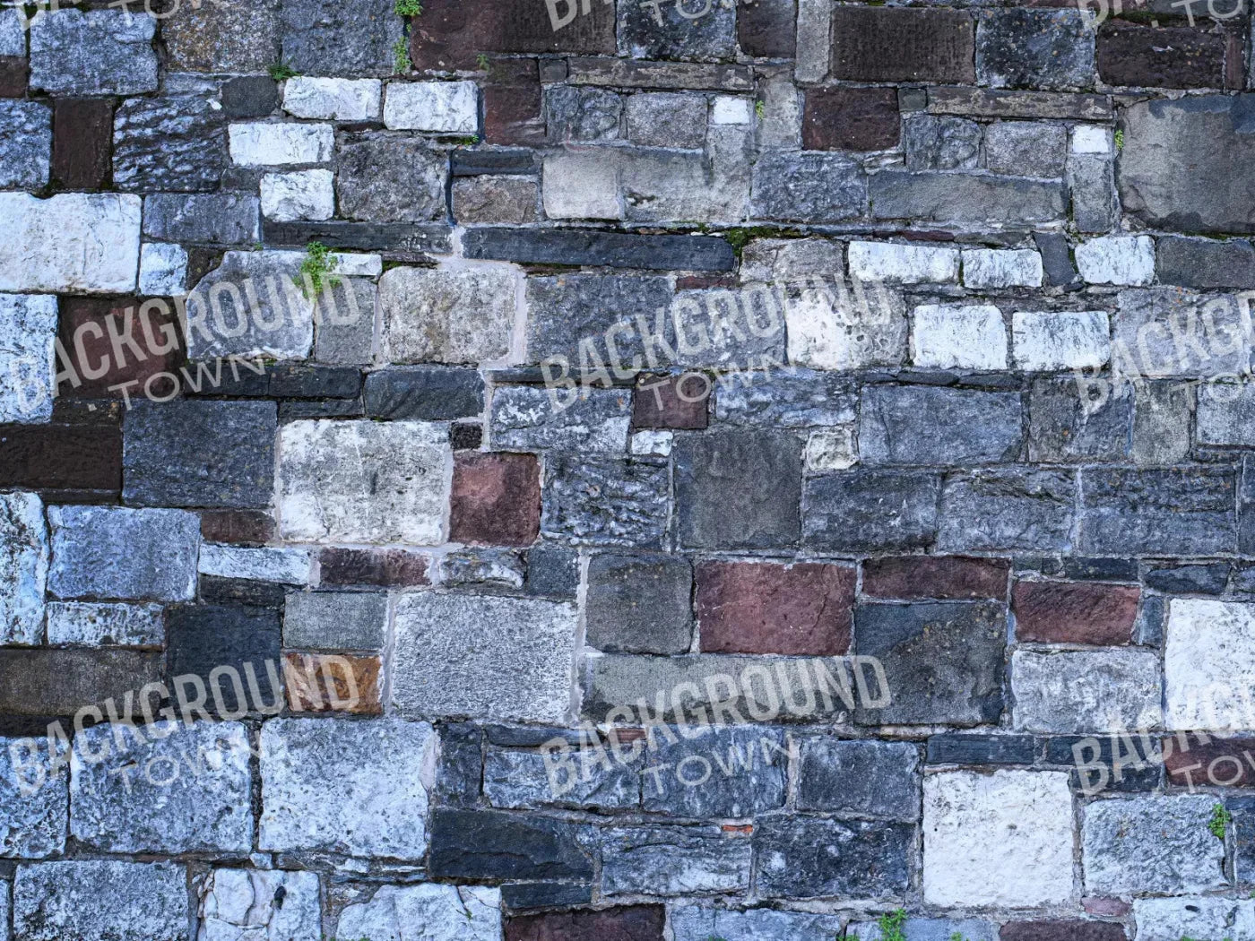 Vintage Cobblestone Rubbermat Floor 10X8 ( 120 X 96 Inch )