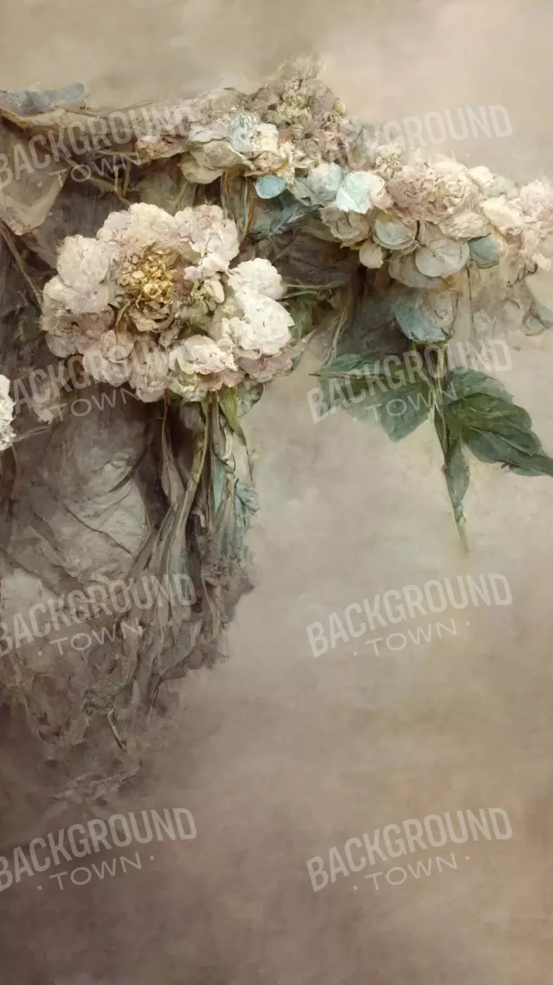 Vintage Floral 1 8X14 Ultracloth ( 96 X 168 Inch ) Backdrop