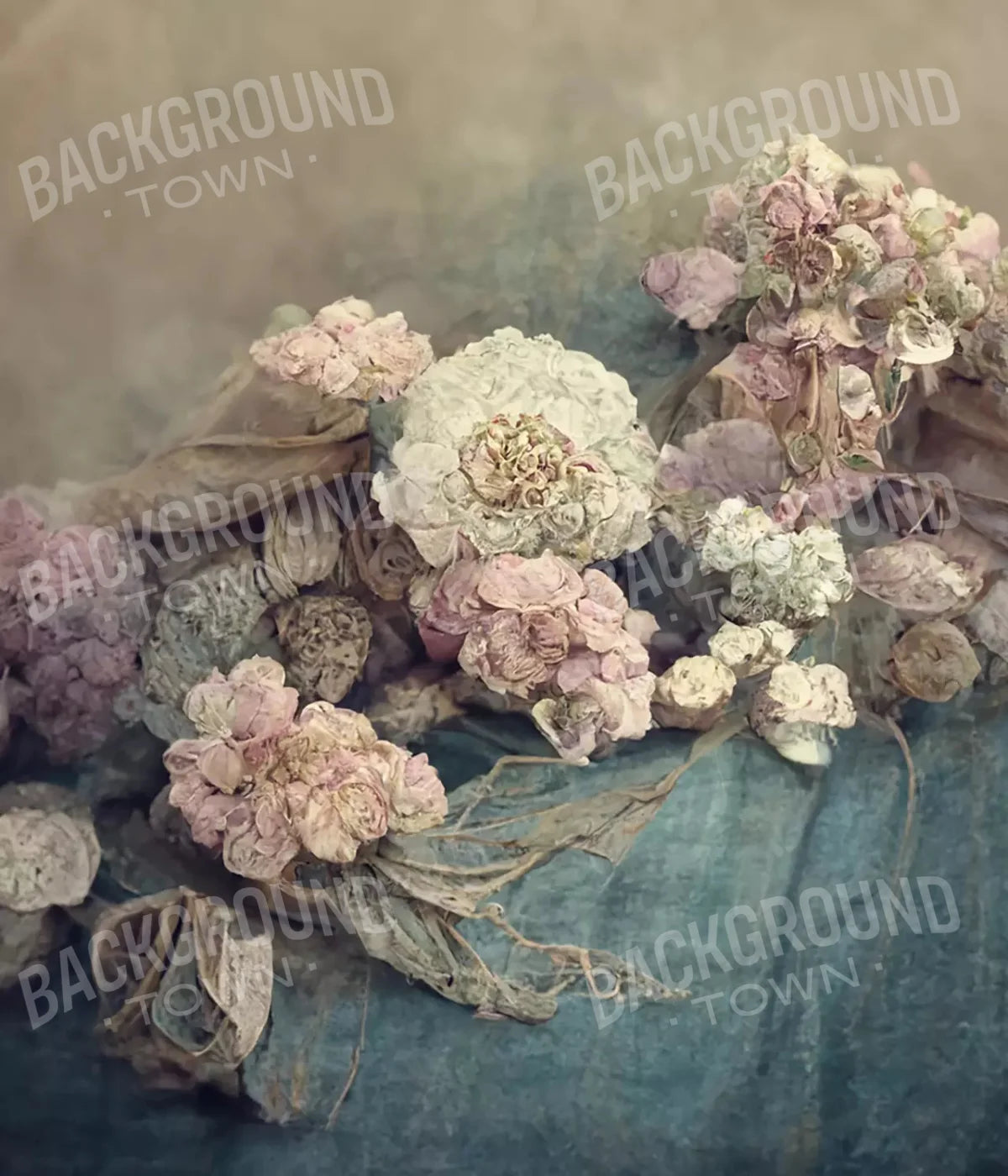 Vintage Floral 2 10X12 Ultracloth ( 120 X 144 Inch ) Backdrop