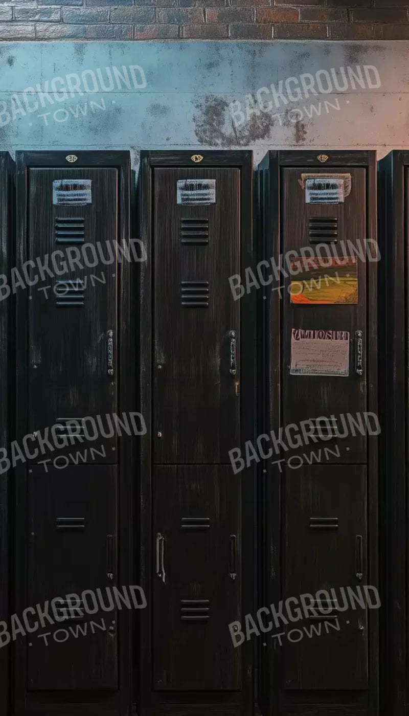 Vintage Gym Lockers 8’X14’ Ultracloth (96 X 168 Inch) Backdrop