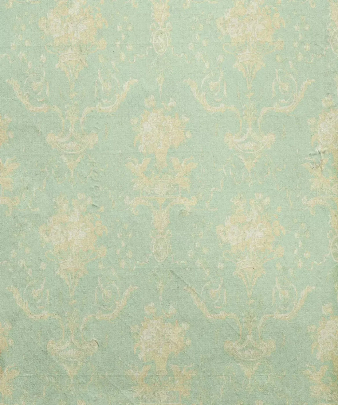 Green Damask Backdrop for Photography