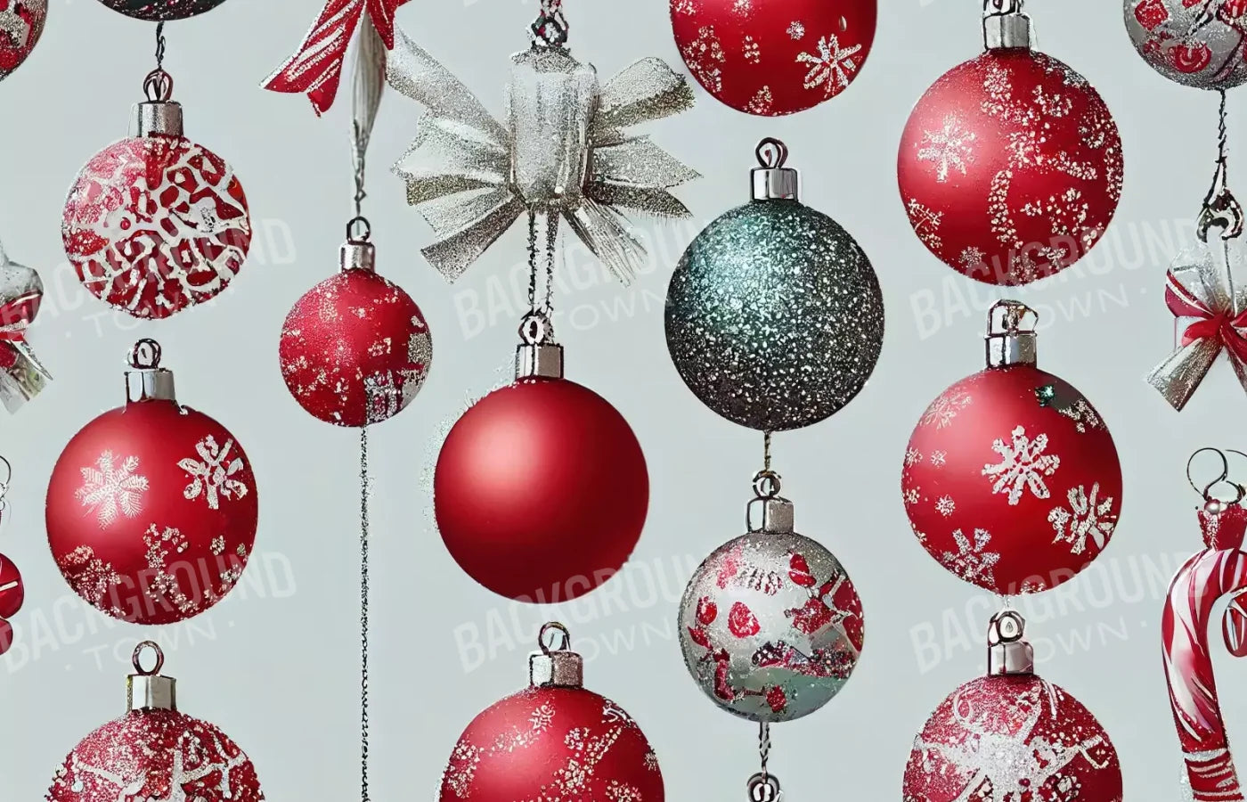Vintage Ornaments I 14’X9’ Ultracloth (168 X 108 Inch) Backdrop