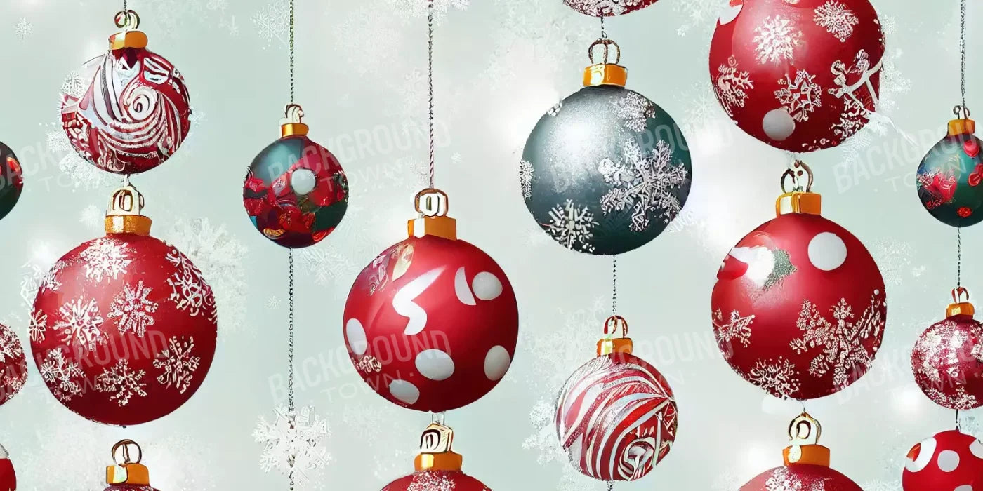 Vintage Ornaments Ii 16’X8’ Ultracloth (192 X 96 Inch) Backdrop