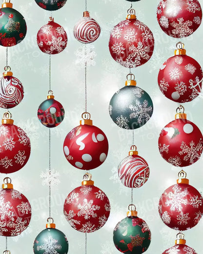 Vintage Ornaments Ii 8’X10’ Fleece (96 X 120 Inch) Backdrop