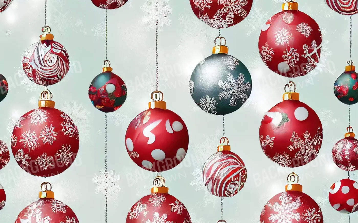 Vintage Ornaments Ii 8’X5’ Ultracloth (96 X 60 Inch) Backdrop