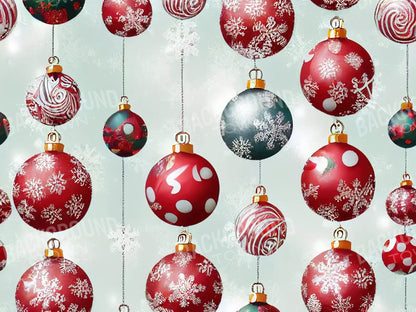 Vintage Ornaments Ii 8’X6’ Fleece (96 X 72 Inch) Backdrop