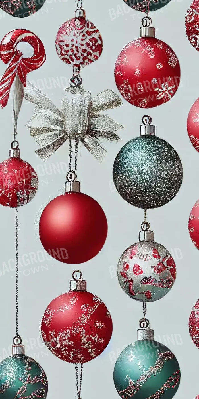 Vintage Ornaments I 8’X16’ Ultracloth (96 X 192 Inch) Backdrop