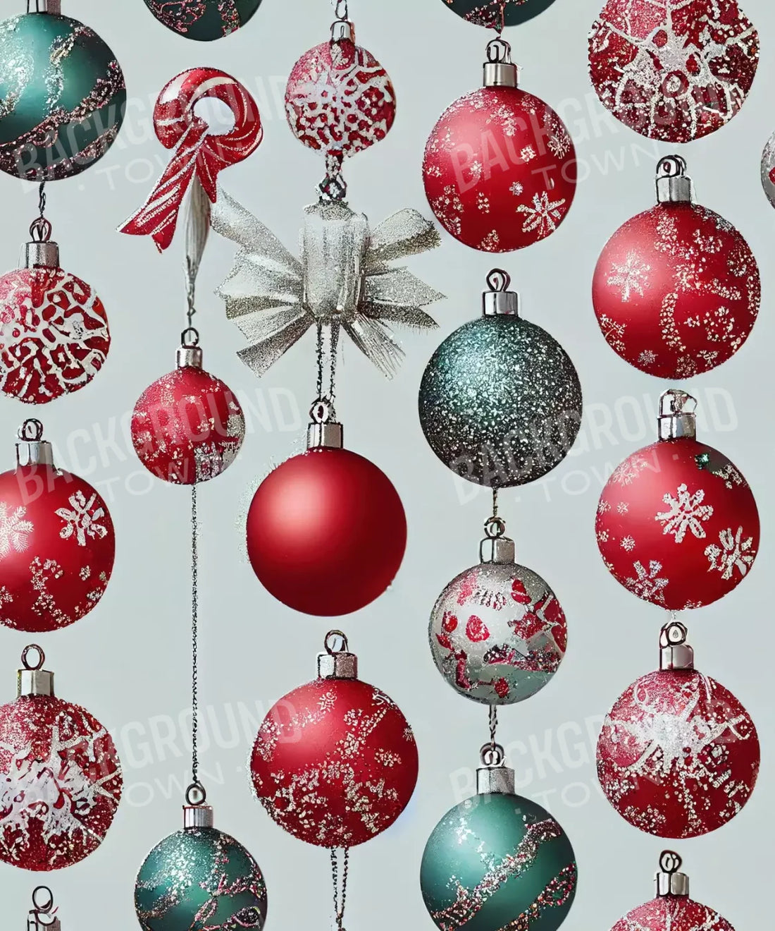 White , Green , Red Backdrop for Photography