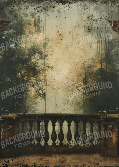 Vintage Overlooking Balcony 5’x7’ UltraCloth (60 x 84 inch) Backdrop
