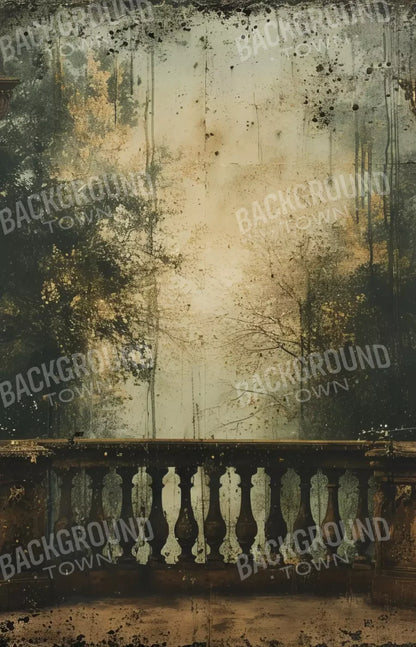 Vintage Overlooking Balcony 9’x14’ UltraCloth (108 x 168 inch) Backdrop