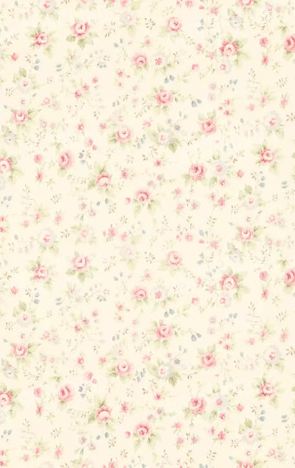 Vintage Rosie Cream 10’X16’ Ultracloth (120 X 192 Inch) Backdrop