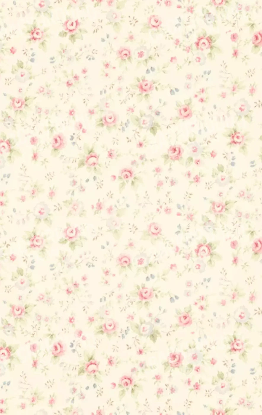 Vintage Rosie Cream 10’X16’ Ultracloth (120 X 192 Inch) Backdrop