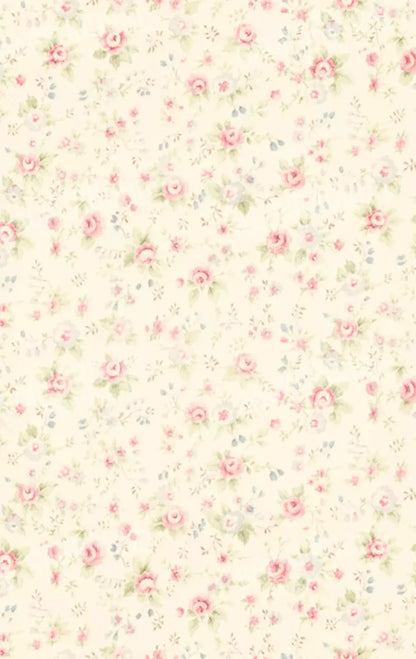 Vintage Rosie Cream 10’X16’ Ultracloth (120 X 192 Inch) Backdrop