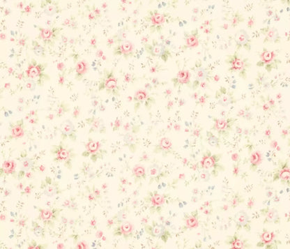 Vintage Rosie Cream 12’X10’ Ultracloth (144 X 120 Inch) Backdrop