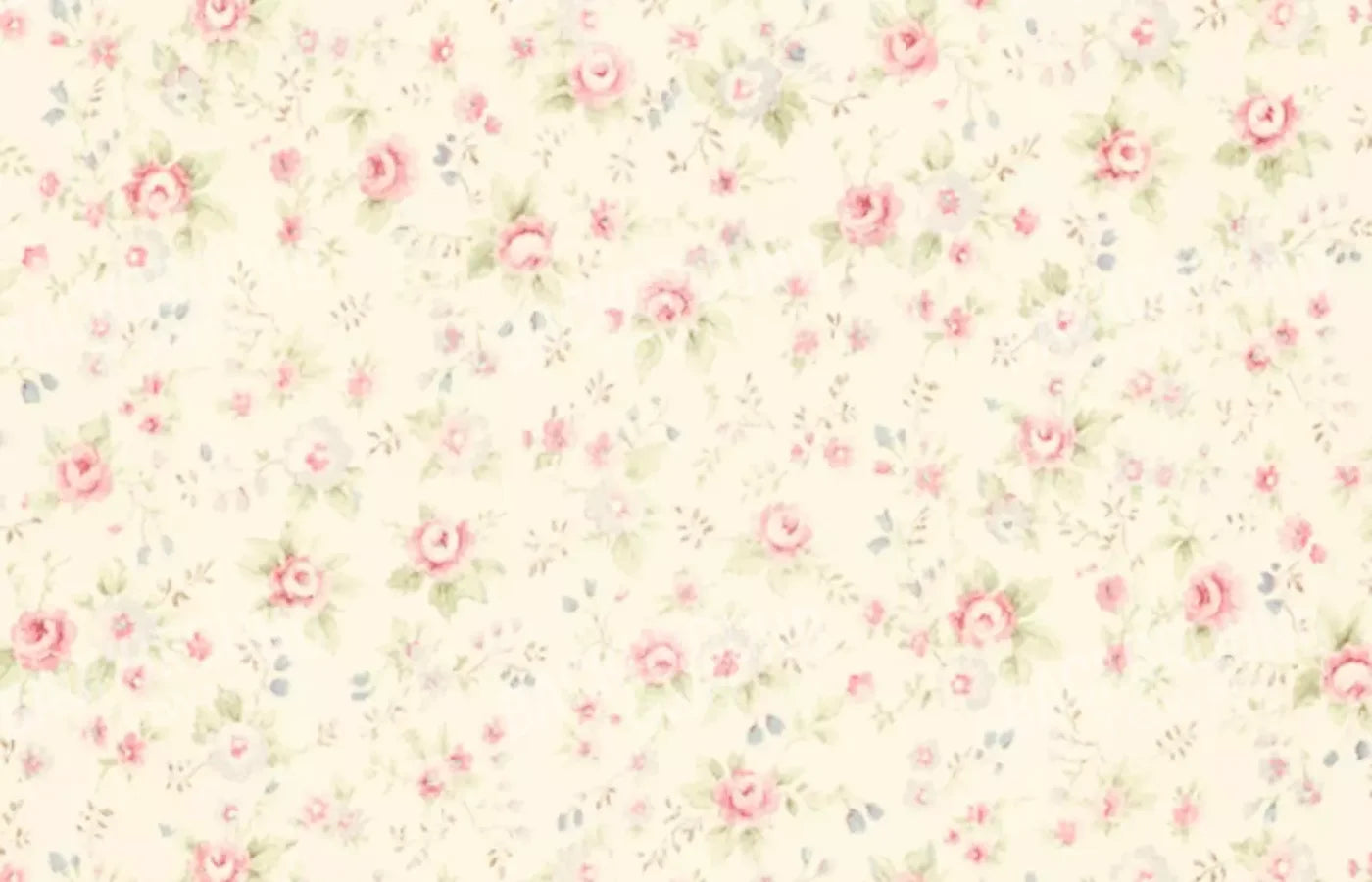 Vintage Rosie Cream 12’X8’ Ultracloth (144 X 96 Inch) Backdrop