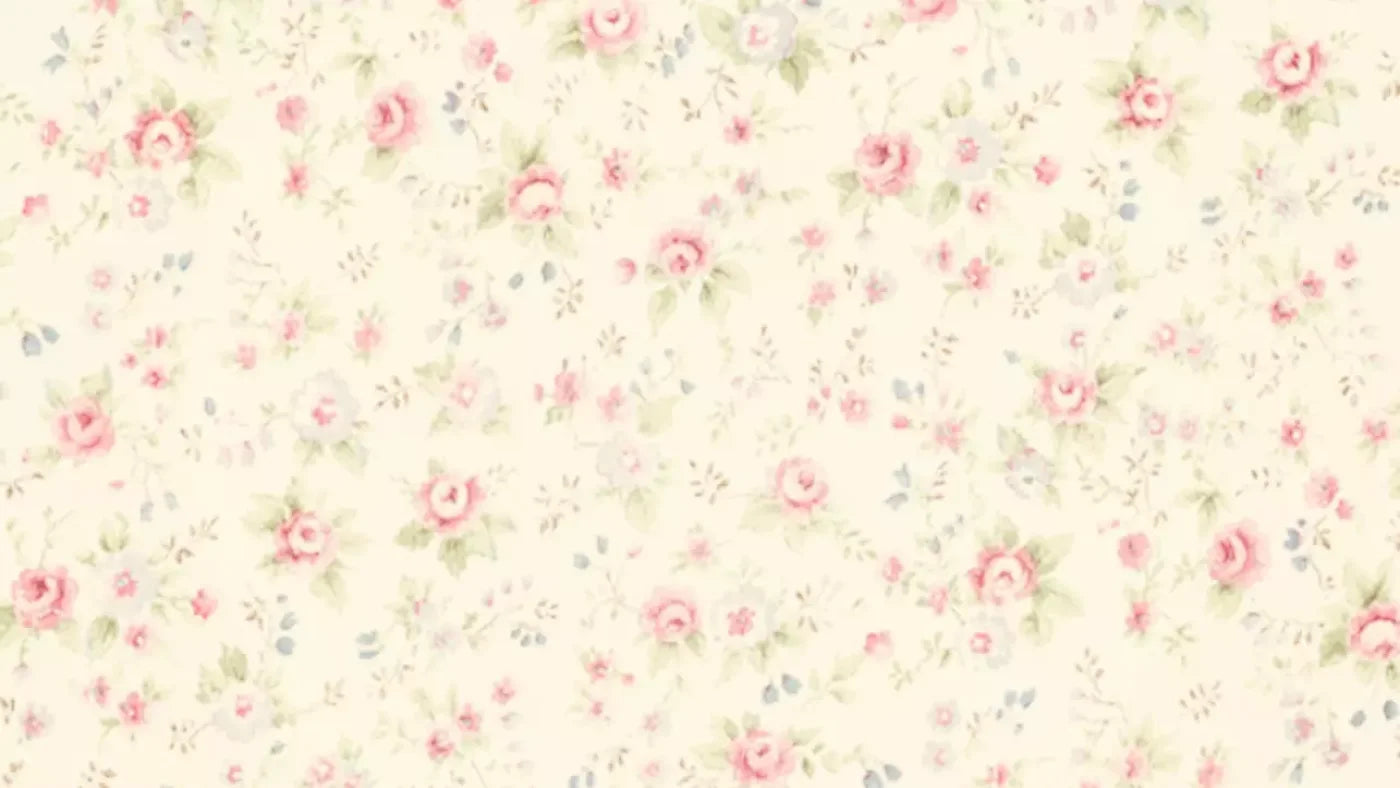 Vintage Rosie Cream 14’X8’ Ultracloth (168 X 96 Inch) Backdrop