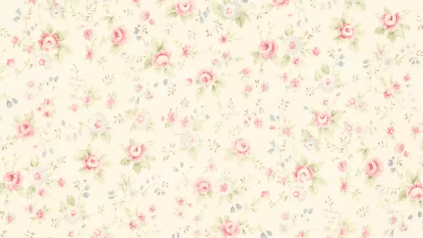 Vintage Rosie Cream 14’X8’ Ultracloth (168 X 96 Inch) Backdrop