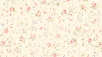 Vintage Rosie Cream 14’X8’ Ultracloth (168 X 96 Inch) Backdrop