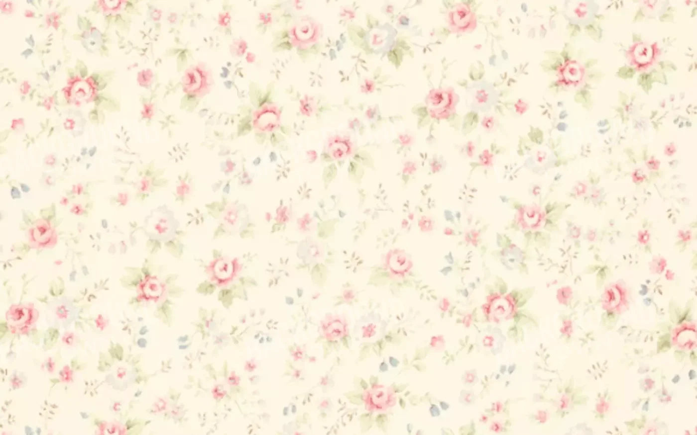 Vintage Rosie Cream 14’X9’ Ultracloth (168 X 108 Inch) Backdrop