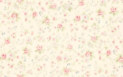 Vintage Rosie Cream 14’X9’ Ultracloth (168 X 108 Inch) Backdrop