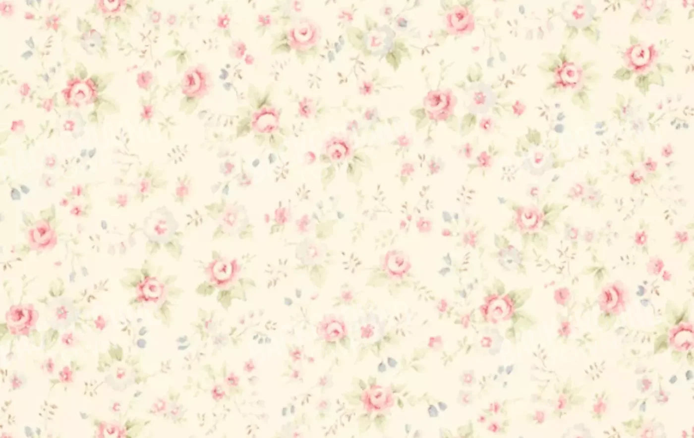 Vintage Rosie Cream 16’X10’ Ultracloth (192 X 120 Inch) Backdrop