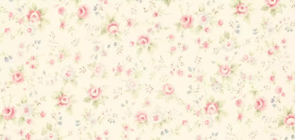 Vintage Rosie Cream 16’X8’ Ultracloth (192 X 96 Inch) Backdrop