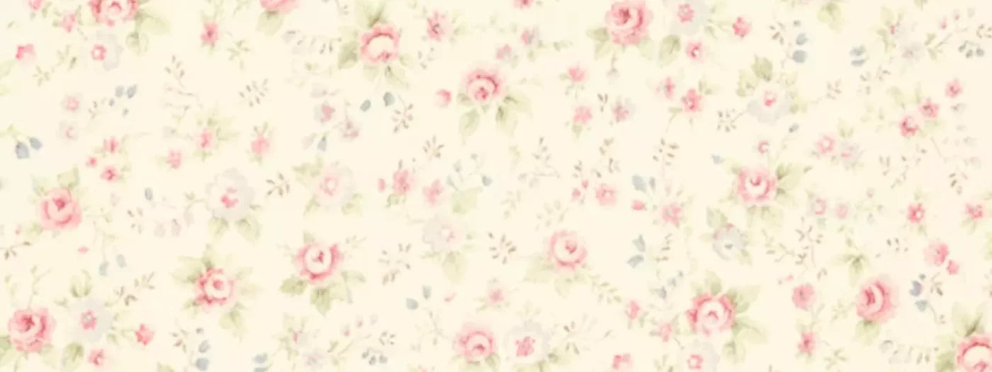 Vintage Rosie Cream 20’X8’ Ultracloth (240 X 96 Inch) Backdrop
